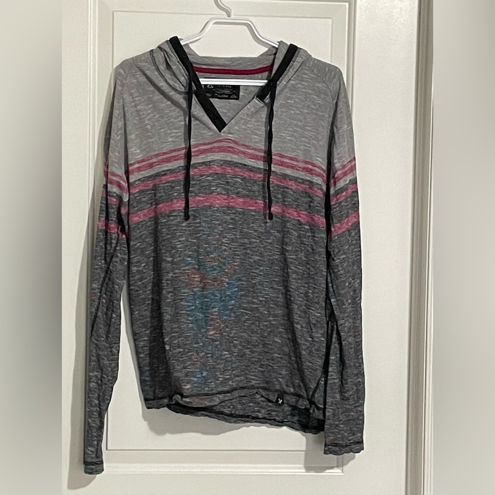 MARC ECKO hooded long sleeve t-shirt size XL